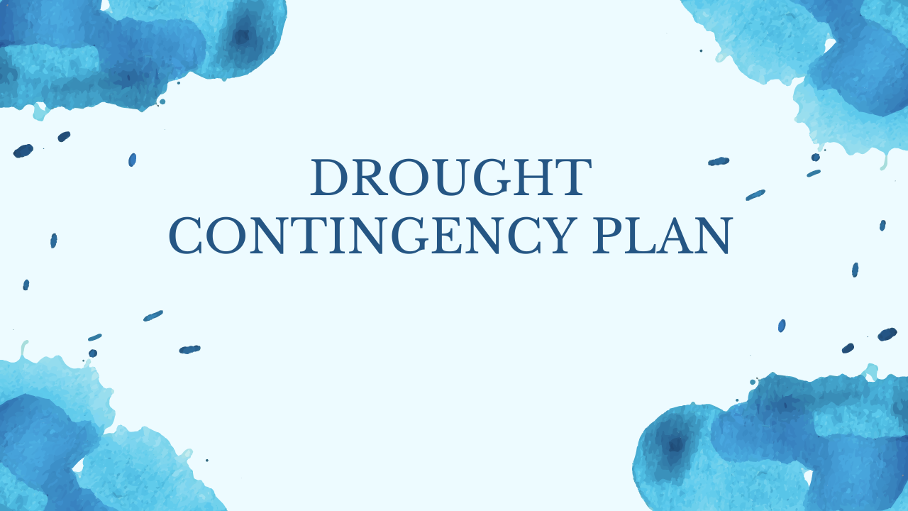 DROUGHT CONTINGENCY PLAN